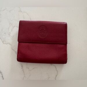EUC Scuolo del Cuoio red wallet.